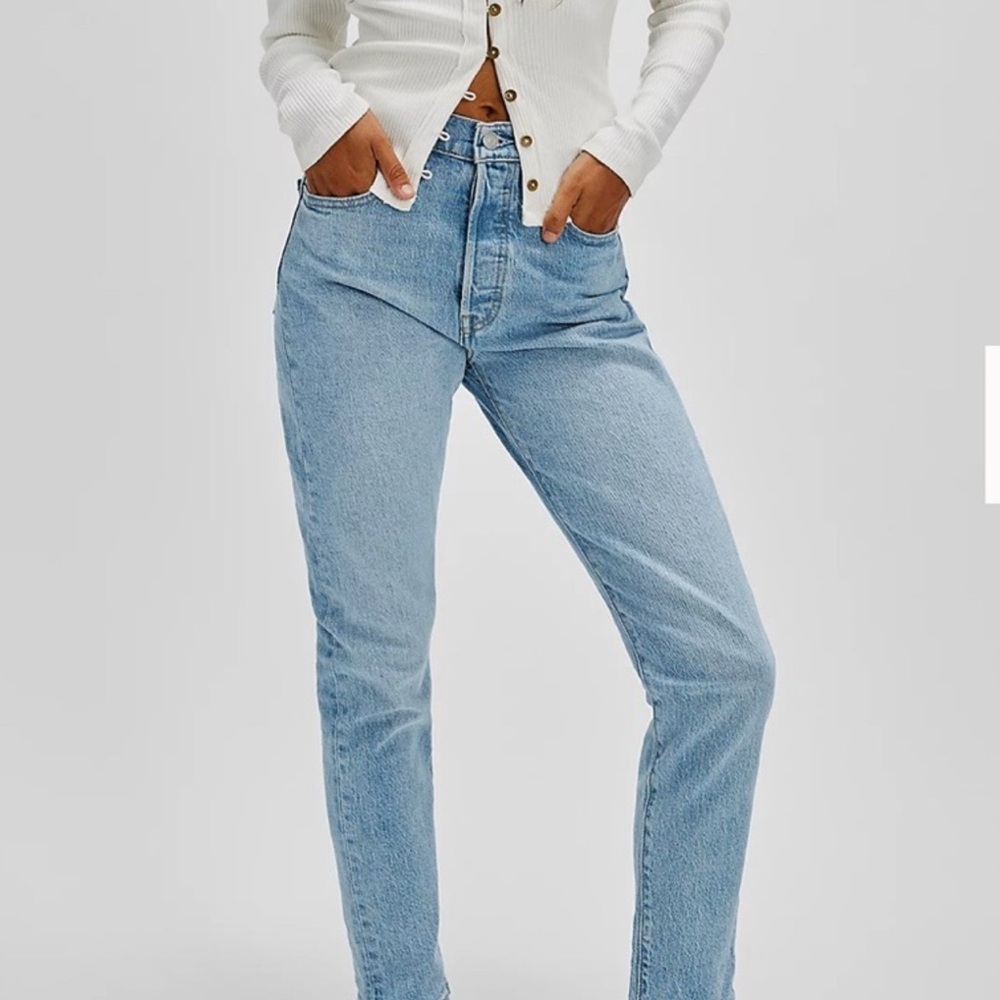 Women's Levi premium 501 skinny jeans size 29